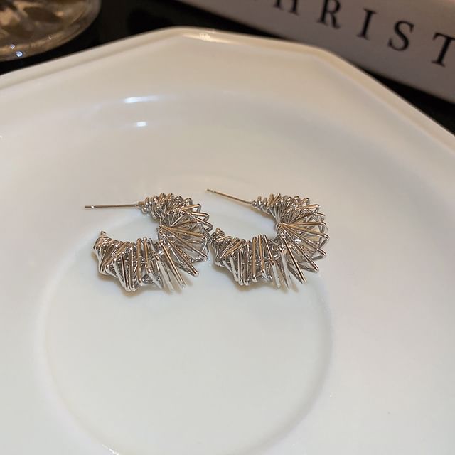 Silver Tone Earring (Various Designs)