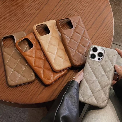 Quilted Faux Leather Phone Case