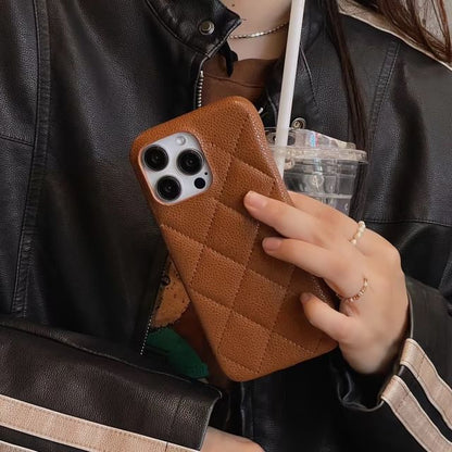 Quilted Faux Leather Phone Case
