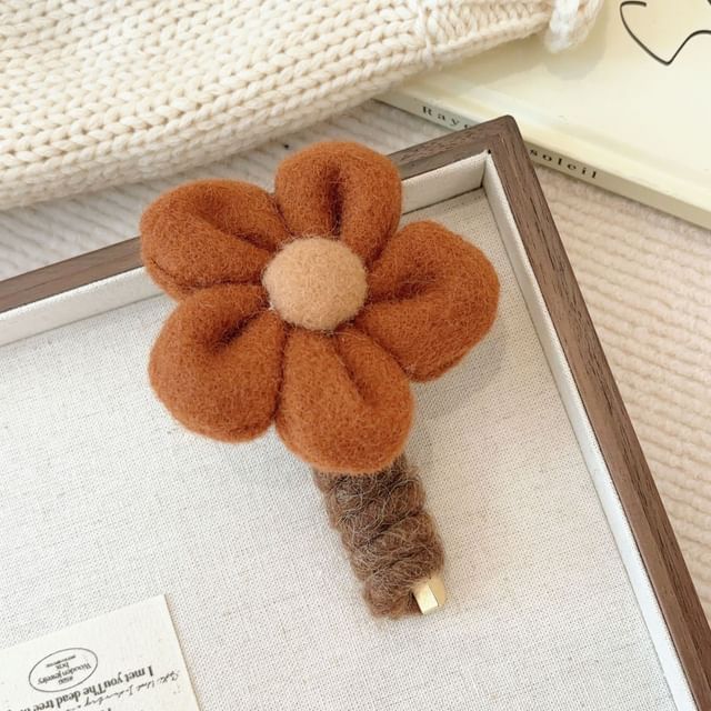 Floral Fabric Coil Hair Tie