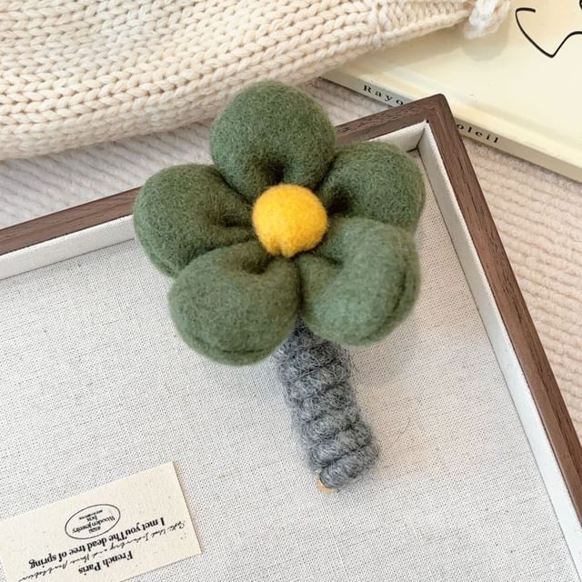 Floral Fabric Coil Hair Tie