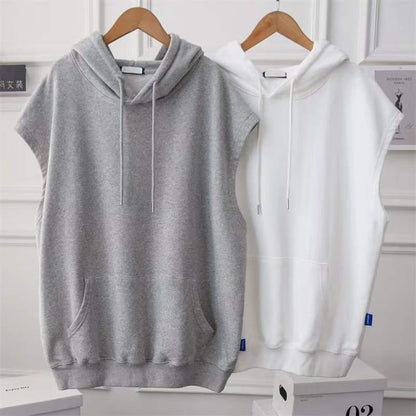 Hoodie Sleeveless Plain