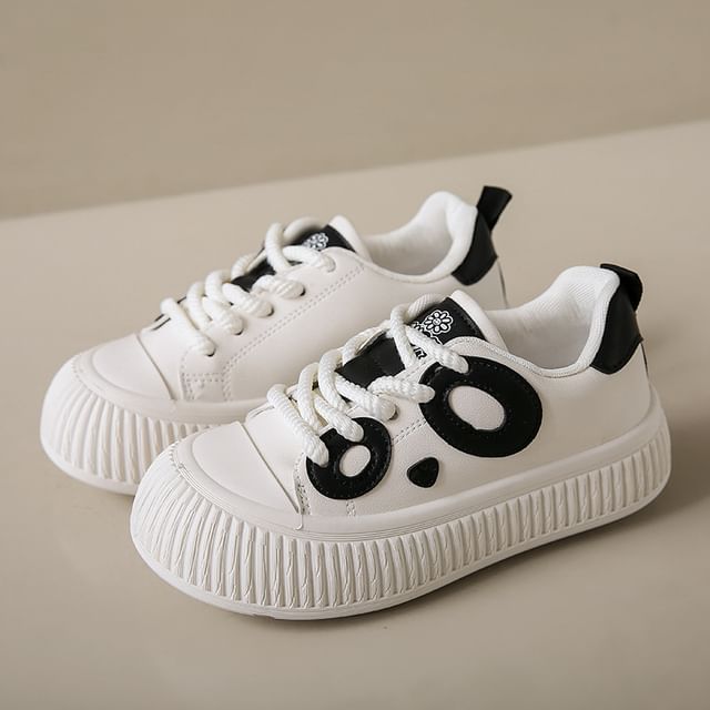 Two Tone Platform Sneakers