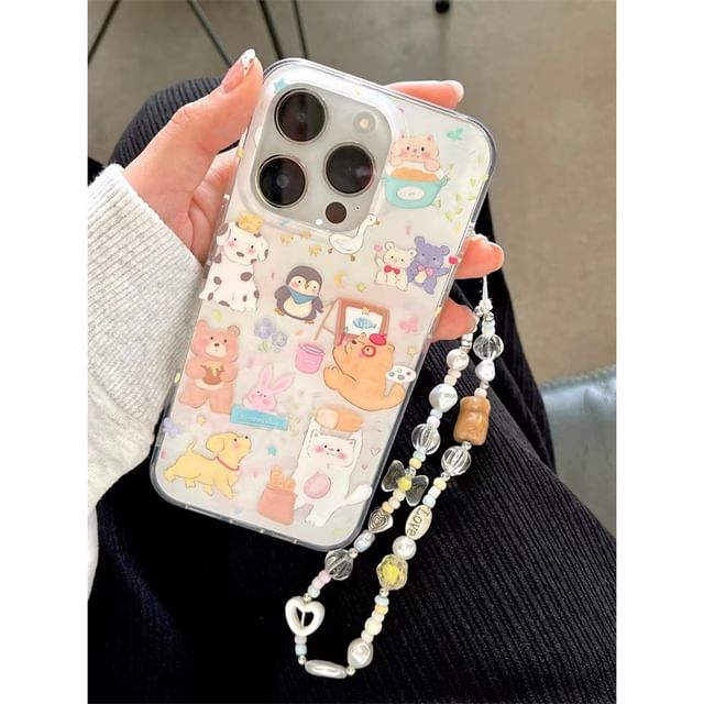 Animal Phone Case - iPhone 15 Pro Max / 15 Pro / 15 Plus / 15 / 14 Pro Max / 14 Pro / 14 Plus / 14 / 13 Pro Max / 13 Pro / 13 / 13 mini / 12 Pro Max / 12 Pro / 12 / 12 mini / 11 Pro Max / 11 Pro / 11