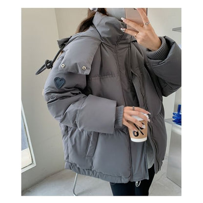 Hooded Zip-Up Parka