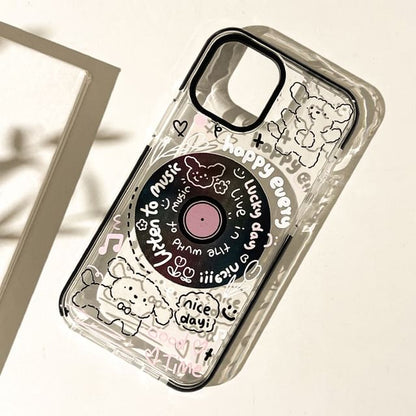 Record Animal Case Vinyl Phone
