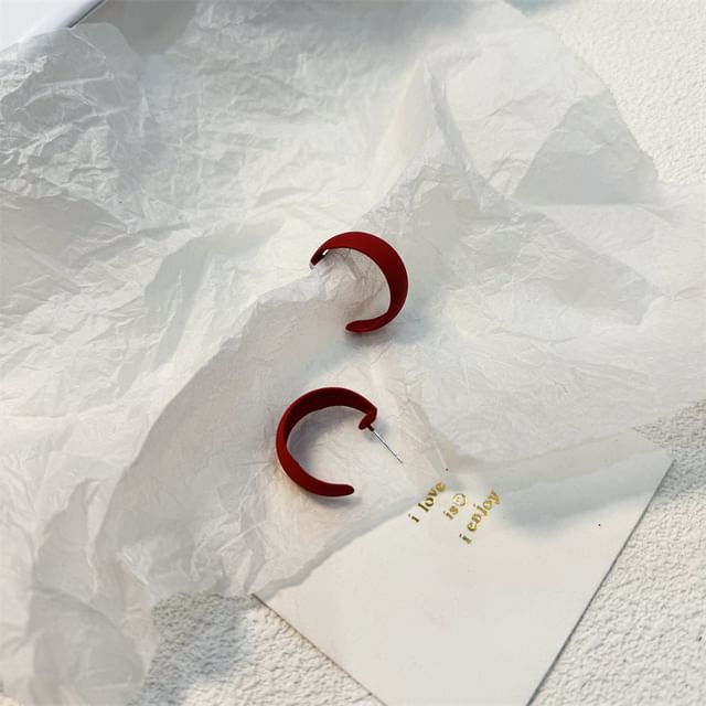 (Various Designs) Open Earring Alloy Hoop