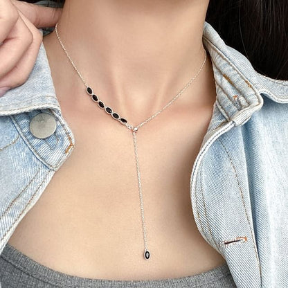 Rhinestone Pendant Necklace