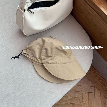 Plain Drawstring Cap