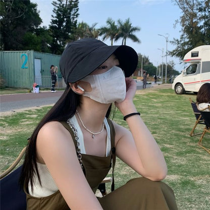 Plain Drawstring Cap