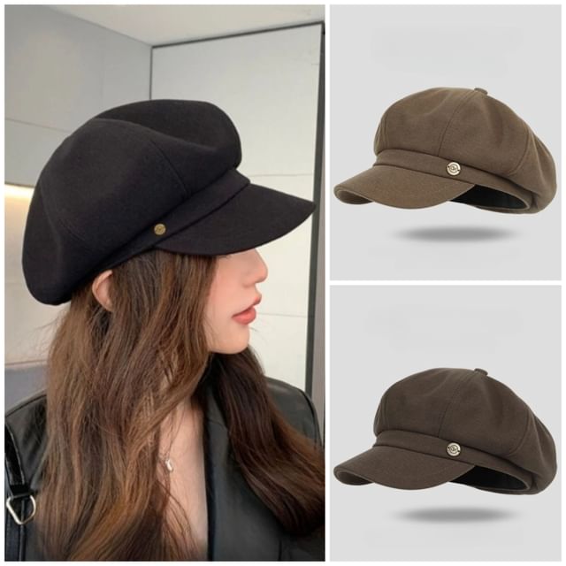 Cap Newsboy Metal Disc