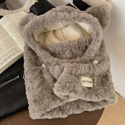 Balaclava Bear Ear Chenille