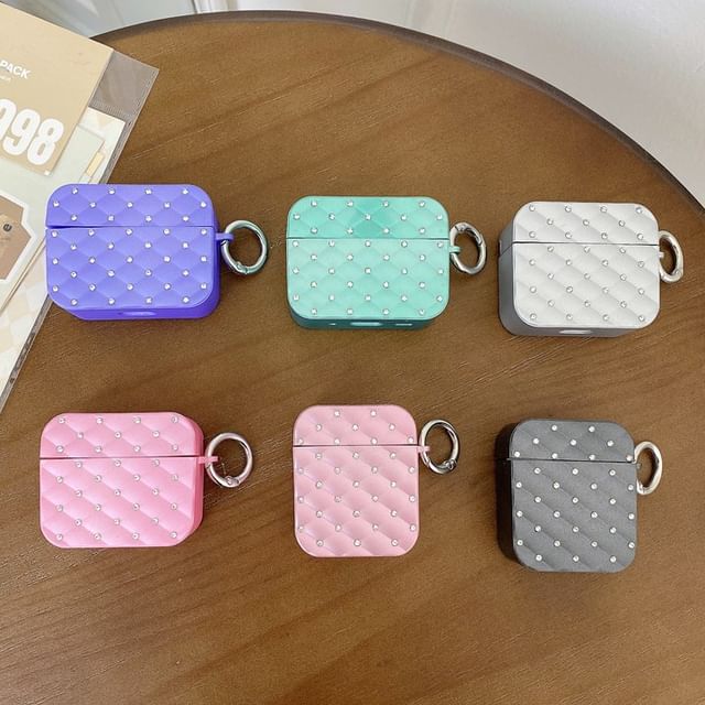 Embellished Textured AirPods / Pro Earphone Case Skin