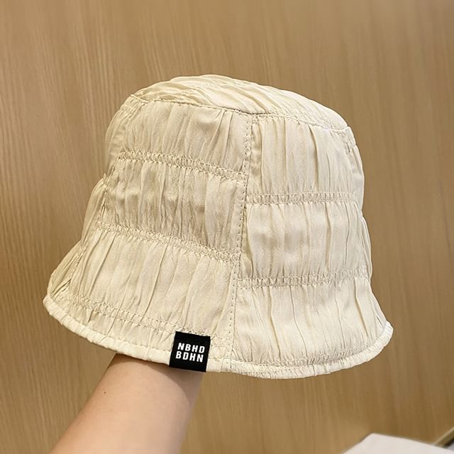 Plain Ruched Cloche Hat