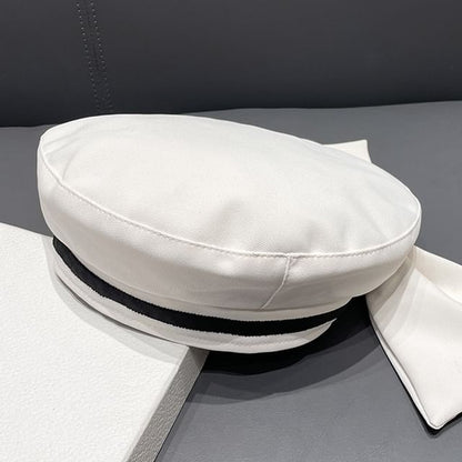 Bow Accent Sailor Hat