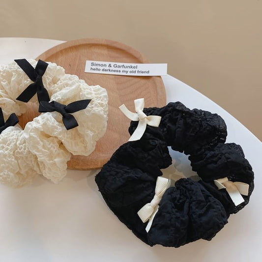 Ribbon Mesh Scrunchie