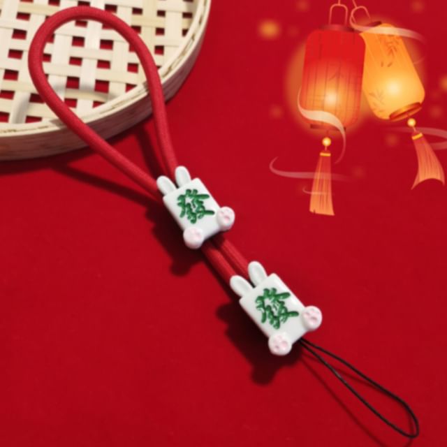 Mahjong Wrist Phone Strap