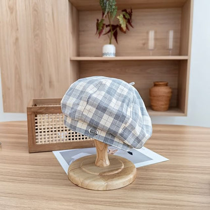 Beret Hat Plaid