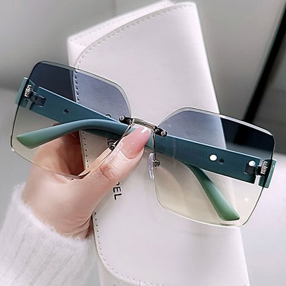 Square Frameless Sunglasses
