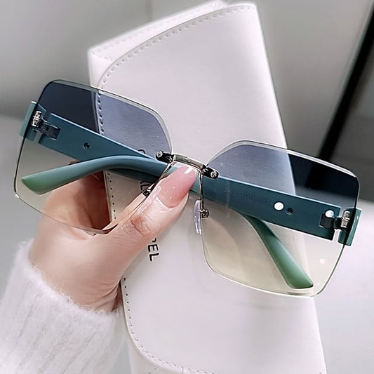 Square Frameless Sunglasses