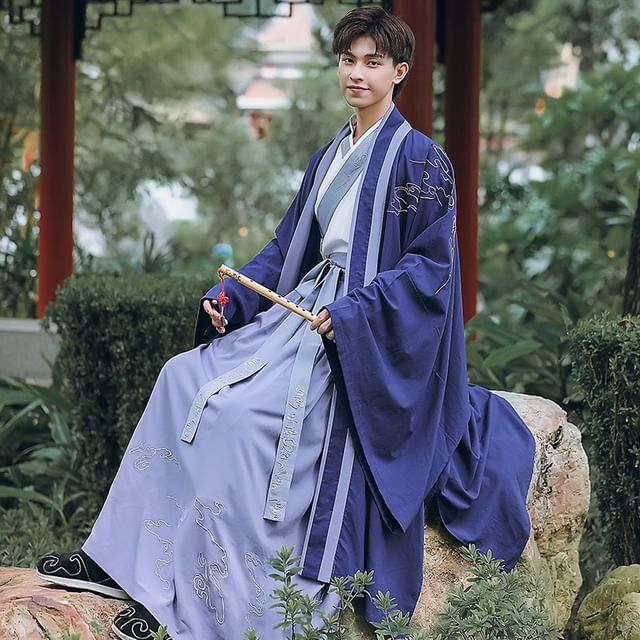 Embroidered Hanfu Tobe / Long