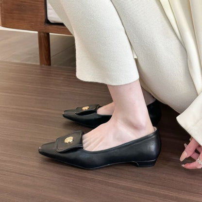 Flower Accent Loafers