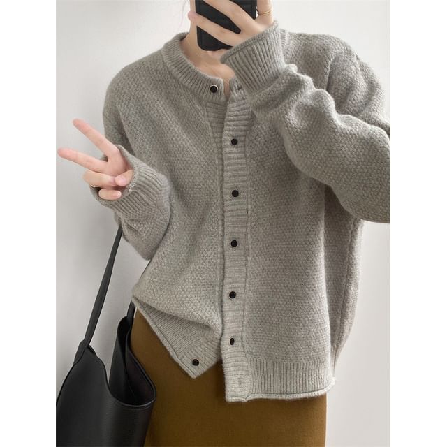 Cardigan Button-Up Plain
