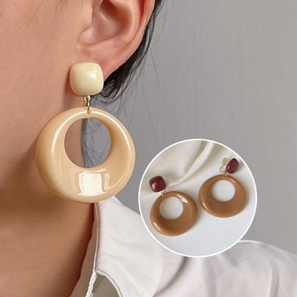 Drop Resin Earring Hoop