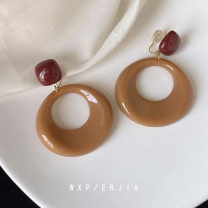 Drop Resin Earring Hoop