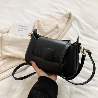 Faux Leather Shoulder Bag