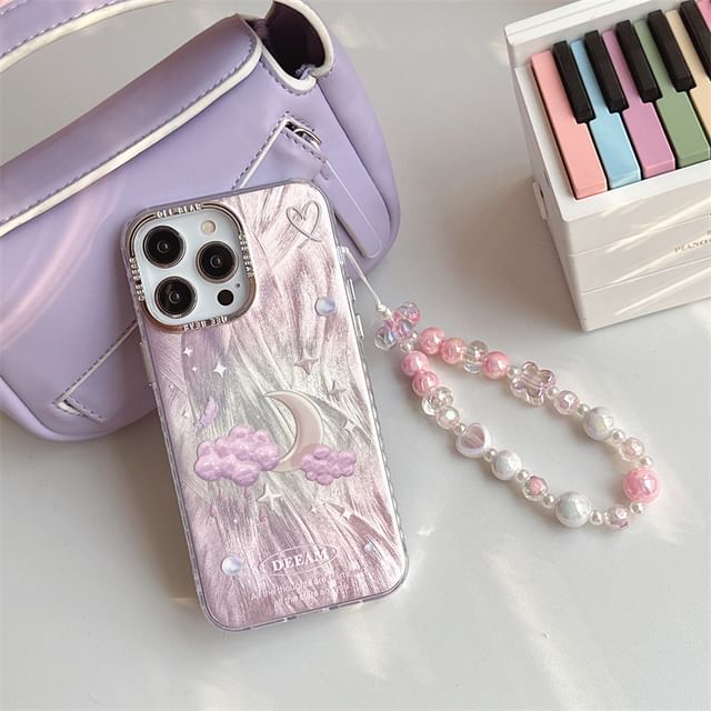 Moon Cloud Phone Case - iPhone 15 Pro Max / 15 Pro / 15 / 14 Pro Max / 14 Pro / 14 / 13 Pro Max / 13 Pro / 13 / 12 Pro Max / 12 Pro / 12 / 11