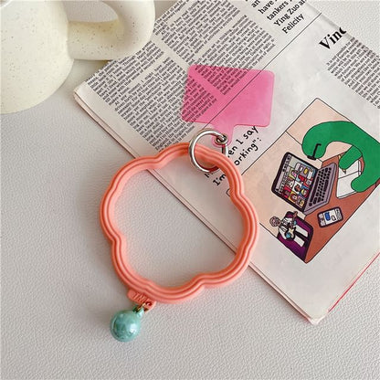 Wavy Hoop Phone Strap with Lanyard Pad
