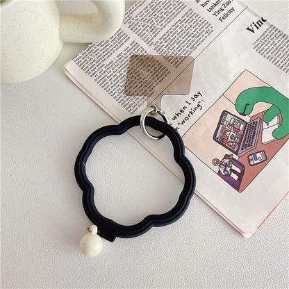 Wavy Hoop Phone Strap with Lanyard Pad