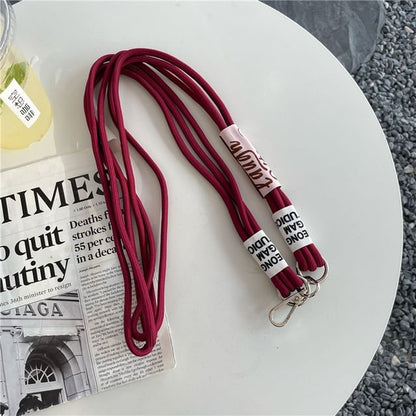 Lettering Phone Lanyard with Lanyard Pad