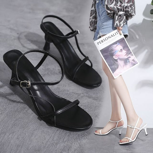 High Heel Ankle Strap Sandals