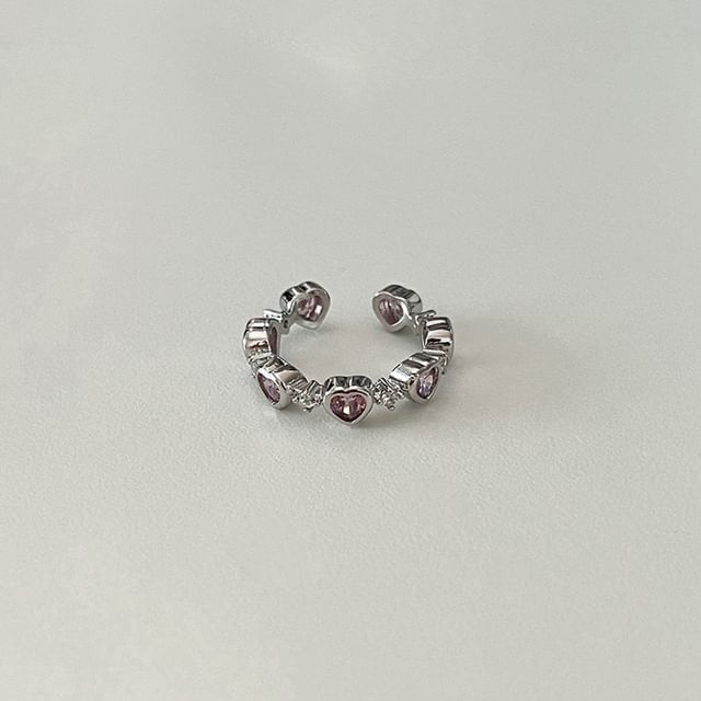 Rhinestone Open Ring