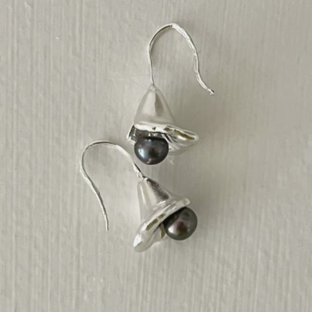 Faux Pearl Drop Earring