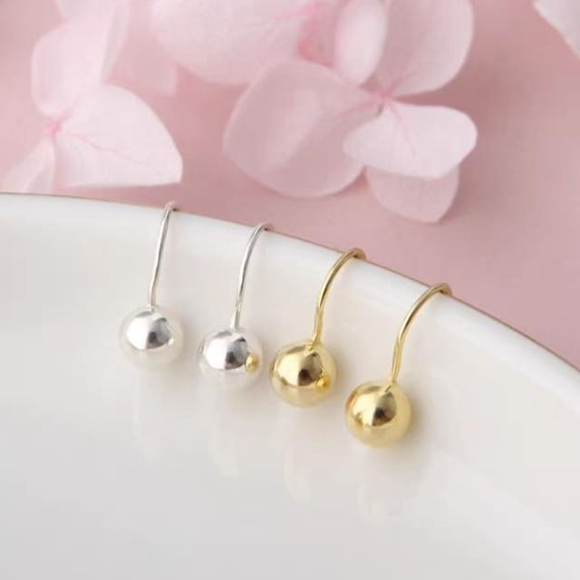 Boucles d'oreilles pendantes en alliage de perles