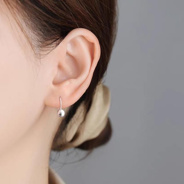 Bead Alloy Drop Earring