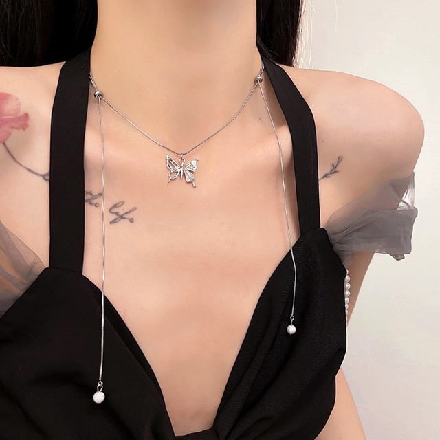 Pendant Butterfly Necklace