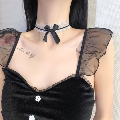 Choker Bow Lace