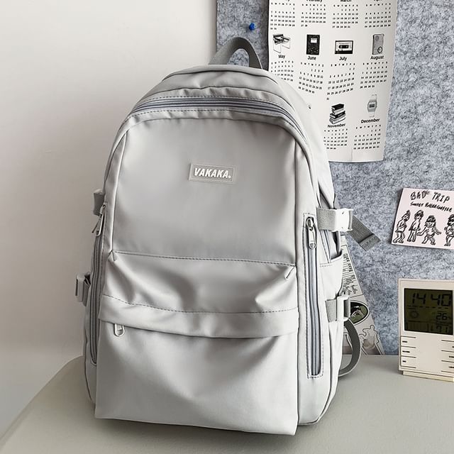 Schlichter Nylon-Rucksack