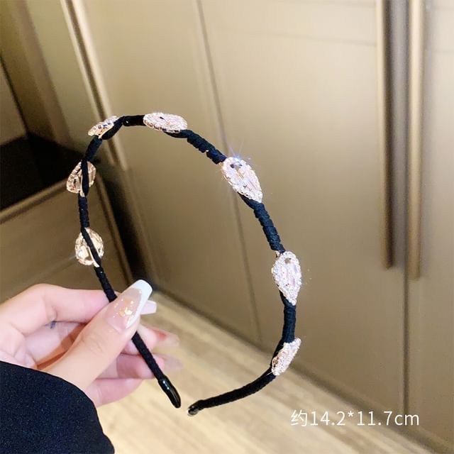 Embellished Alloy Headband (Various Designs)