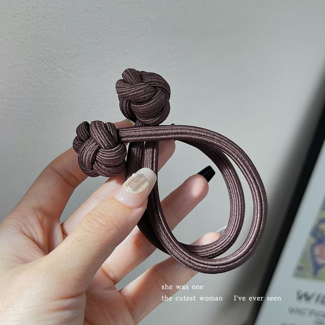 Plain Knot Hair Tie / Set