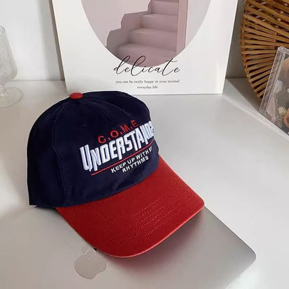 Baseball Color Embroidered Cap Panel Lettering