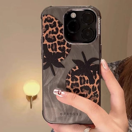 Case Print Leopard Phone