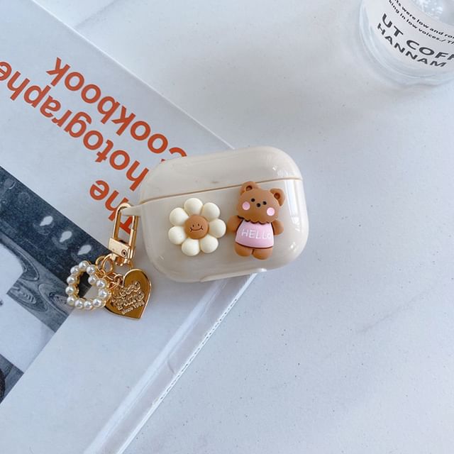 / Pro Floral Skin Earphone AirPods Bear Case