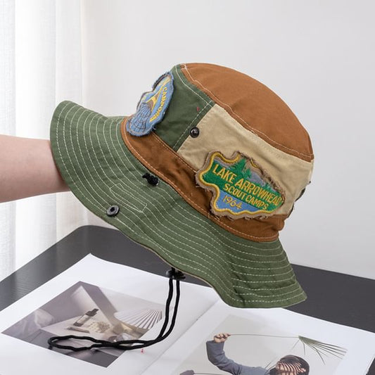 Color Boonie Hat Applique Block