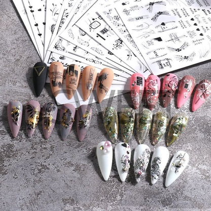 Print Nail Art Sticker