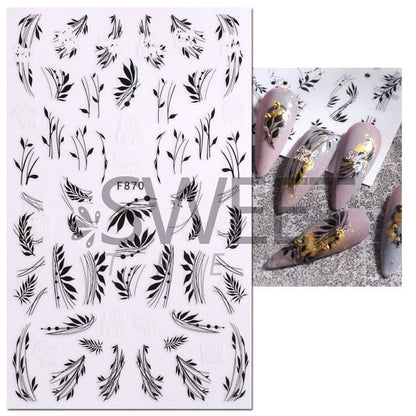 Print Nail Art Sticker